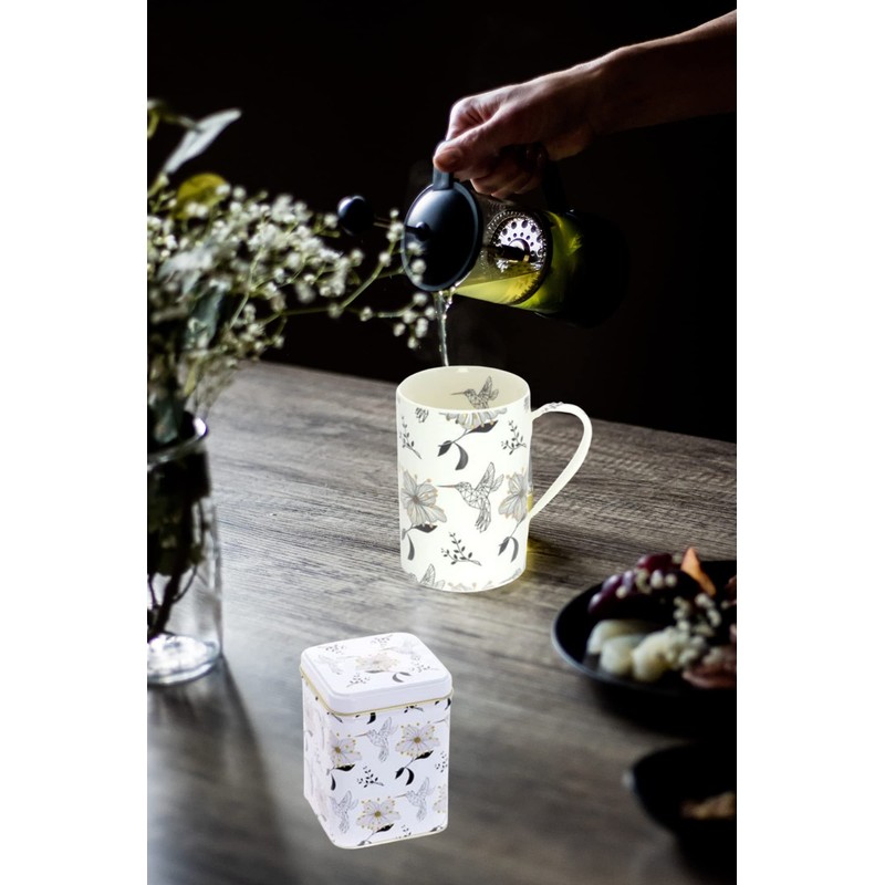 Cha Cult Senta Tin 100 g Square with Pull-On Lid