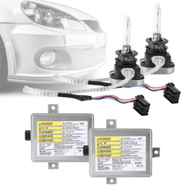 W3T19371 2PCS Xenon HID Headlight Ballast with Igniter & D2S Bulb Replacement for with 2002-2005 Acura TL TSX and TL Type-S, Honda S2000, Mazda 3 Replaces W3T10471, W3T14371