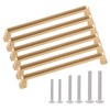 AOKENBAO 8-inch Brass Cabinet pulls Gold Cabinet pulls Gold Cabinet