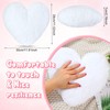 Marsui 2 Pcs Fluffy Heart Pillow Heart Shaped Pillow Plush