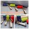 GXFCODA Gym Keychain Foam Roller Design Durable Compact Yoga/Fitness Accessory