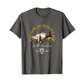 Sassafras Mountain Retro Vintage Apparel - Souvenir T-Shirt