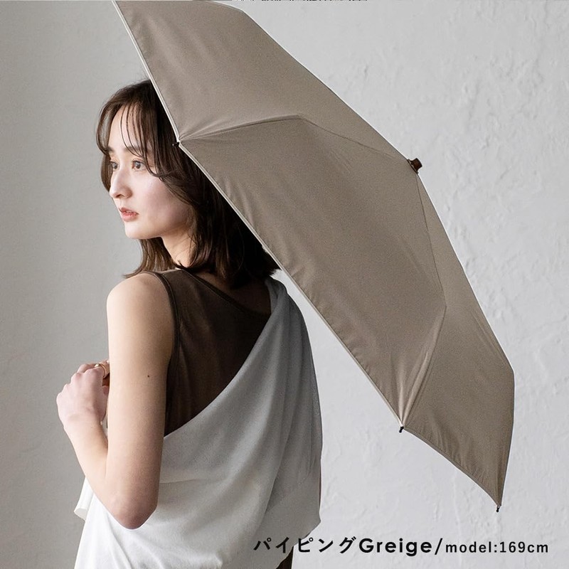 VITAFELICE Pru-30178z Women's Folding Umbrella for Rain or Shine, Lightweight,