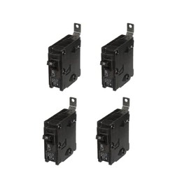 wirenco Pack of 4 - Siemens B120 20A 1P 20-Amp Single Pole 120-Volt Bolt-ON Breaker Bundle by wirenco