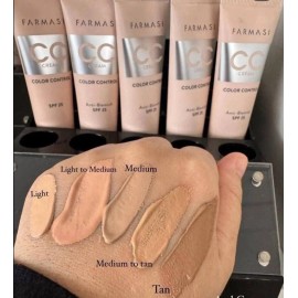 Cc Cream Maquillaje Semimate/spf25farmasi/02light To Medium
