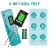 Soil Test Kit,Soil Moisture Meter/Air Hygrometer Meter/PH Meter/Sunlight Intensity/Fertility Soil