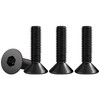 Drenky M6 x 25 mm Countersunk Screws with Hexagon Socket,