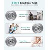 Fingerprint Door Lock, Smart Fingerprint Door Knob with Lock, Biometric