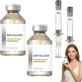 3PCS Deep Collagen Anti Wrinkle Cream In Serum,Crema antiarrugas con colágeno profundo en sérum,Anti Aging,Face Tightening,Korean Deep Collagen Peptides Face Peptide Serum 1.7fl oz/50ml (2PCS)