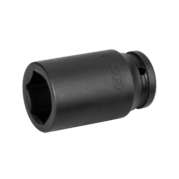 Jetech 3/4-Inch Drive 34mm Deep Impact Socket with 6-Point Design,