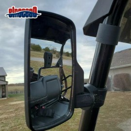 sinocea0 UTV Wide Side View Rear Center Mirrors Set For KAWASAKI MULE 600 2500 3000 4000