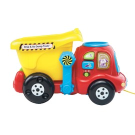 VTech Put and Take Dumper Truck, Baby Interactive Toys for Toddlers, Compatible with Toot-Toot Cars, Dumping Truck for Kids Boys & Girls 6 Months - 3 Years Old