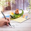 POPWOW Happy Birthday Kid Pop Up Card, Capybara, Alligator, Crocodile,