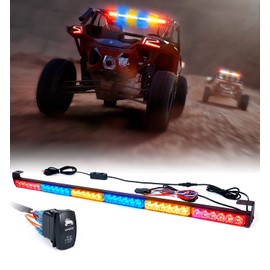 Xprite 36" Rear LED Chase Light Bars, All in One w/Strobe Brake Reverse Turn Signal Light Compatible with Jeep, ATV, UTV, Yamaha, Can-Am Maverick X3, Side by Side and Off Road Vehicles