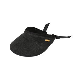 St Andrews 042-5187504 Women's Blade Visor (Grosgrain Ribbon) / Golf Hat, 010_black, Free size