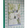 Caspari Two Decorative Hostess Napkins for Decoupage "White Blooms"