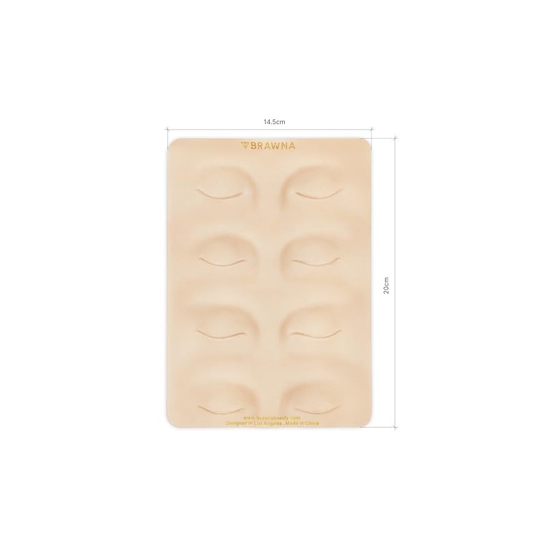 BRAWNA 3D Eyebrow PMU Practice Skin - Eyeliner Practice Skin