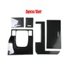 Bayyee 5Pcs Carbon Fiber Central Console Gear Shift Panel Trim