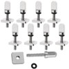 Bangbobi Pack of 8 SUP Fin Screws - 316 Stainless