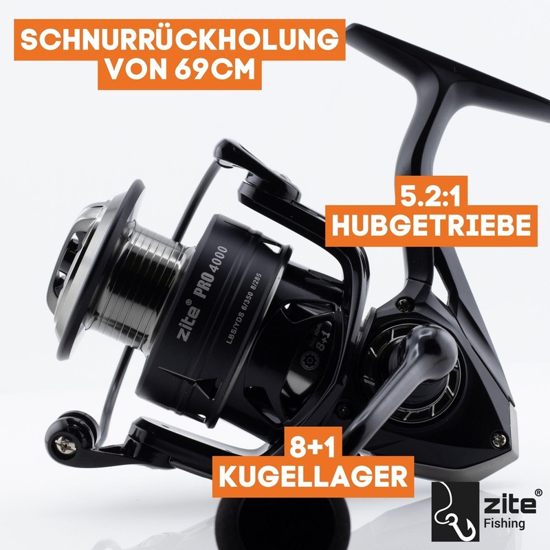 Zite Fishing Spinning Reel Pro 2000-4000 | Spinning Reel with