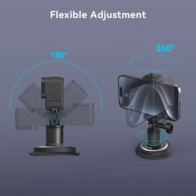 SmallRig Suction Cup Car Mount for Gopro Insta360 DJI Action