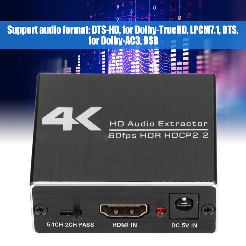 AY78V20 4K HD Multimedia Interface to HD Multimedia Interface Audio