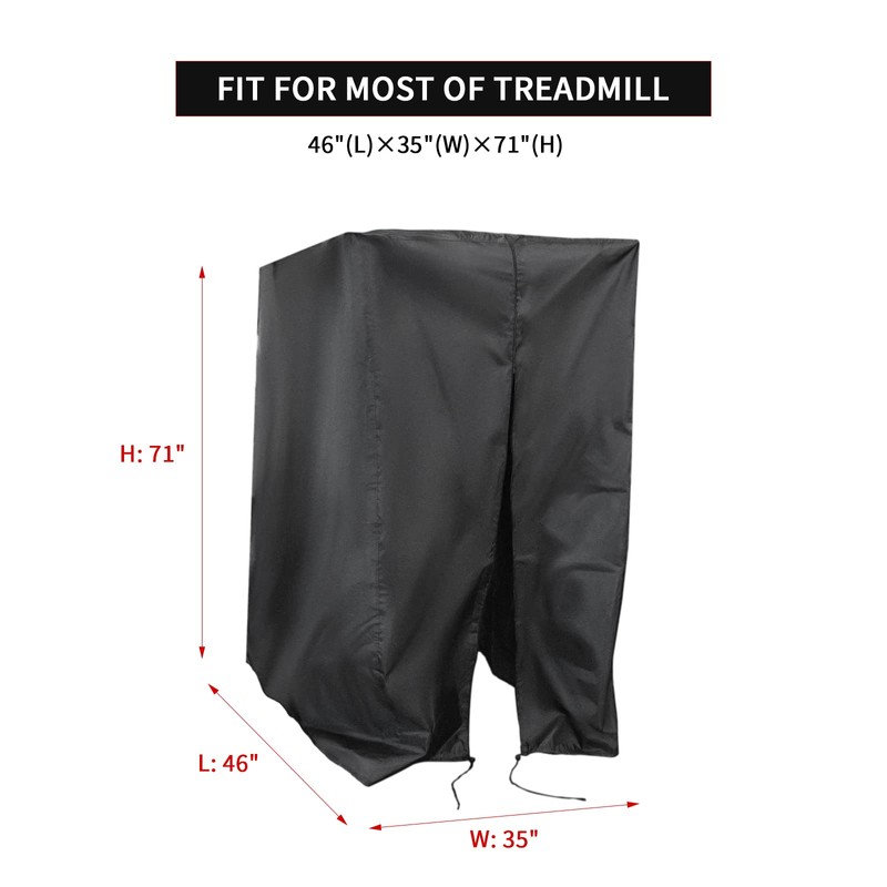 Iptienda Treadmill Cover, Folding Treadmill Covers Waterproof for Foldable Running