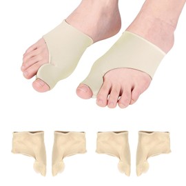 GLAITC 2 Pairs Bunion Corrector Big Toe Straightener Hallux Valgus Corrector Big Toe Separator With Gel Pad Bunion Relief Protector Reduce Foot Grinding Shoe Friction Pressure Alleviate Hallux Valgus