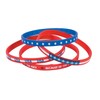 Fun Express Patriotic Thin Silicone Bands for Fourth of July