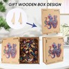 MYS A·U·R Wooden Puzzles for Adults,Octopus Wooden Jigsaw Puzzles 200pcs,11.2x11.2in,Medium,Unique