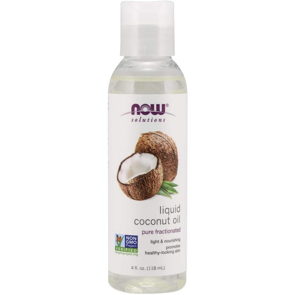 Now Solutions Liquid Coconut Oil 4 Ounce