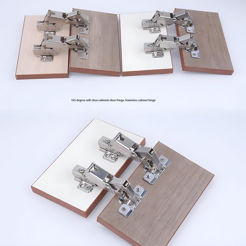 2-Pack 165 Degree Soft Close Cabinet Hinge Suitable for Frameless