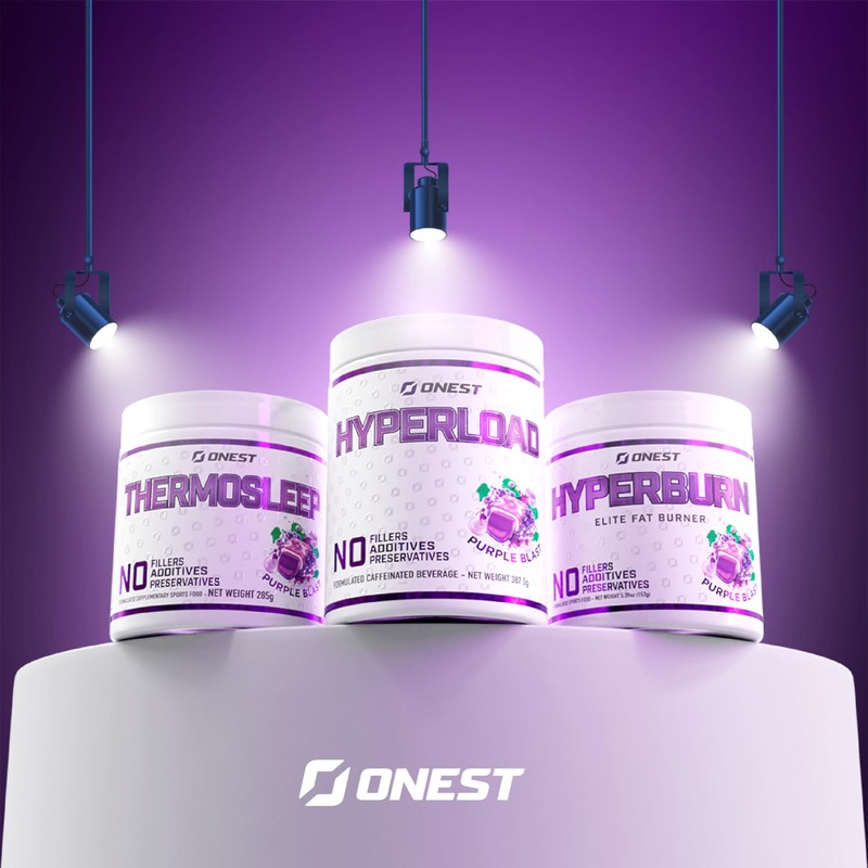 ONEST Hyperload Pre Workout Supplements 387.5g Enhances Explosiveness Muscle Strength