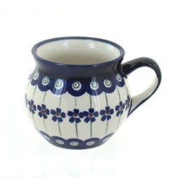 Original Bunzlauer Keramik Ball Cup V = 0.22 Litres in Design 166a