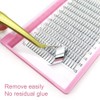 Fan Eyelash Extensions, 3D-C-0.07-9, Short, Ready-Made Volume Eyelashes, 0.07 C