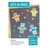 Elizabeth Hartman Cats in Space Quilt Pattern by