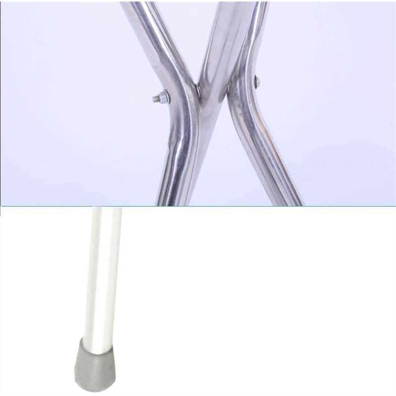 Elder Gift Stool Folding Cane Seat Aluminum Alloy Tube Non-Locked