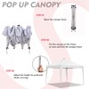 10x10 Solar LED POP UP Canopy Portable Instant Gazebo Adjustable