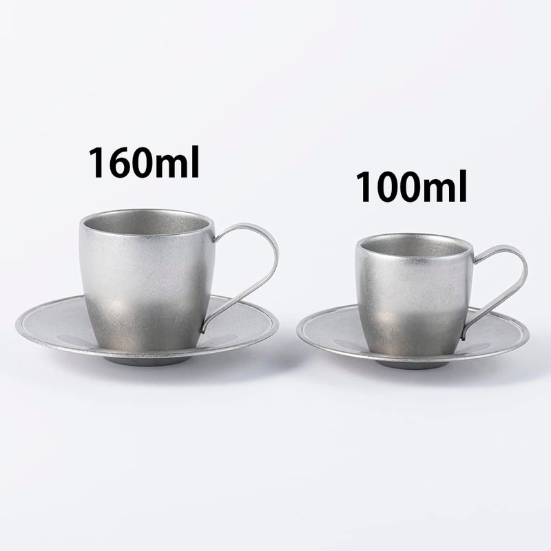 VINTAGE INOX DW Cup & Saucer, 5.3 fl oz (160