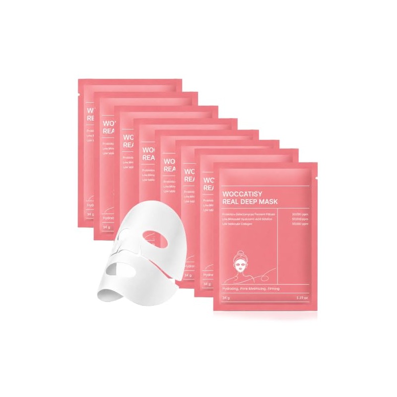 Mascarilla de Colágeno para Mujer - 8 Piezas - Mascarilla