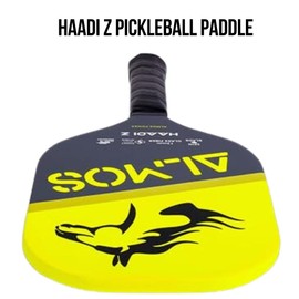 Almos Pickleball Paddle - Professional Grade, 12mm Premium Fiberglass, 4 In Grip | Lightweight, Durable Racket Designed for Ultimate Spin & Consistency for Men and Women, HAADI Z By Almos |