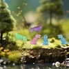 WELANE Mini Resin Dinosaur, 50 PCS Glitter Mini Resin Dinosaur