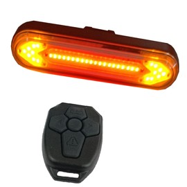 Wireless Turn Signal Brake Light with Remote Control USB Rechargeable Tail Light