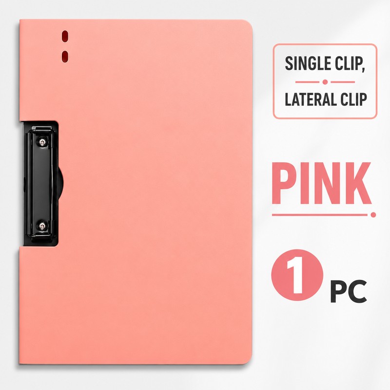 A4 Clipboard Folder with Protective Cover, Plastic Document Organizer and