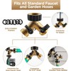 IPOW Brass Heavy Duty 2 Way Y Valve Garden Hose