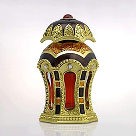 Rafia Gold - Arabian Designer Therapeutic Essential Perfume Oil Fragrance - Long Lasting Attar/Itar/Ittar - Alcohol Free - for Men and Women - hombre y mujer - Exquisite glass bottle