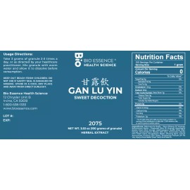 Bio Essence Health Sicecce 2075 Gan Lu Yin/Sweet Decoction 100g