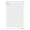 Kokuyo LBP-LPC70W-20 Low Temperature Resistant Micro Tube Labels, 70 Sides,