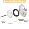 Universal Strainer Basket Drain Plug 79 mm, Drain Strainer Kitchen
