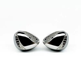 keephifi Shimin Li HiFi Earphone Single Dynamic in Ear Monitors,N52 Magnet Ear Monitors for Drummers with 0.78 2pin Socket Cable Deep Bass Headset Sound Blocking Earbuds Wired for Musicians (Silver)